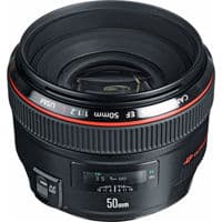 Used Canon 50mm f/1.2L Ultrasonic (USM) Normal Auto Focus Lens