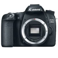 Used Canon EOS 70D Digital SLR Camera Body, 20 Megapixel, Built-in wireless technology, EOS Full HD Movie mode, Vari-angle Touch Screen 3.0-inch, Black