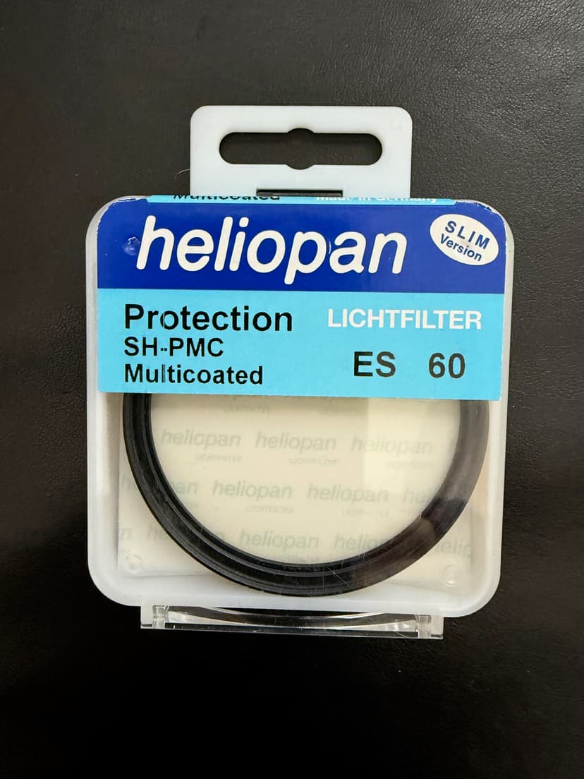 FS: Heliopan 60mm UV SH-PMC Filter, Multicoated, Leica, Boxed and NEW!