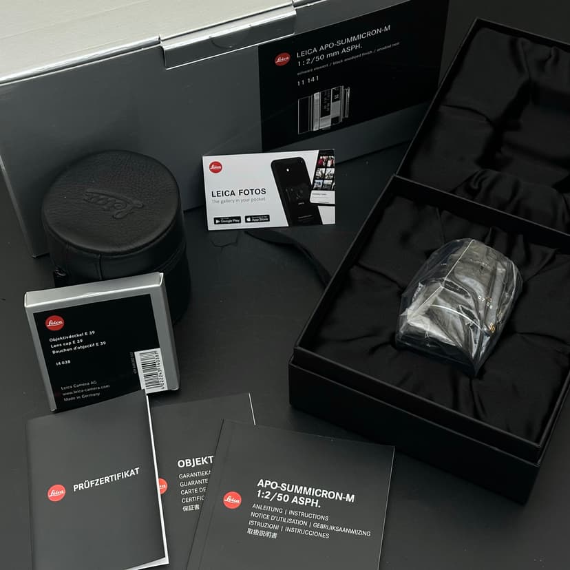 FS: Leica M 50/2 Apo Cron Asph 6-Bit Mint SN47xx US$5280