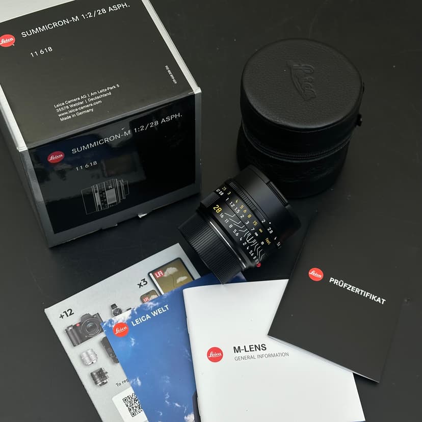 FS: Leica M 28/2 Cron ASPH v3 Close Focus Mint US$4150