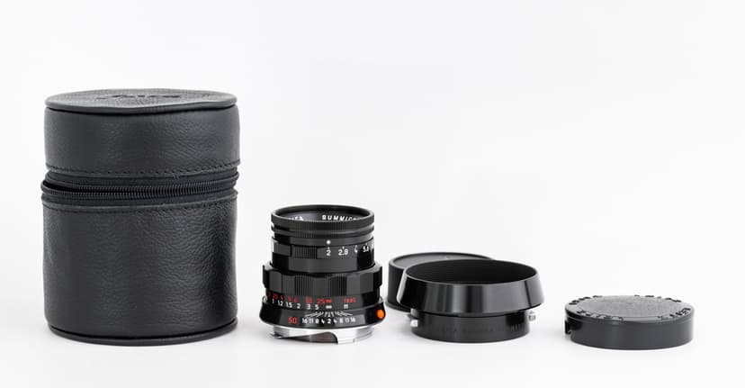 FS: Leica Summicron-M 50mm F2 - Black Paint From MP Classic Set RARE